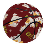 Happy Jack Russell Terrier Pattern Print Basketball
