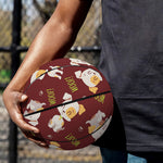 Happy Jack Russell Terrier Pattern Print Basketball