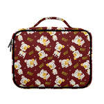 Happy Jack Russell Terrier Pattern Print Briefcase Bible Bag