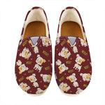 Happy Jack Russell Terrier Pattern Print Casual Shoes