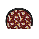 Happy Jack Russell Terrier Pattern Print Coin Purse