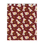 Happy Jack Russell Terrier Pattern Print Curtain