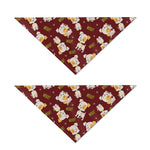 Happy Jack Russell Terrier Pattern Print Dog Bandana
