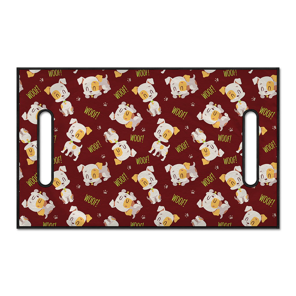 Happy Jack Russell Terrier Pattern Print Golf Cart Seat Cover