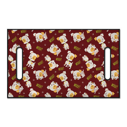 Happy Jack Russell Terrier Pattern Print Golf Cart Seat Cover