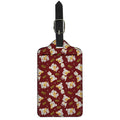 Happy Jack Russell Terrier Pattern Print Luggage Tag