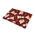 Happy Jack Russell Terrier Pattern Print Pet Cooling Mat Cover