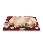 Happy Jack Russell Terrier Pattern Print Pet Cooling Mat Cover