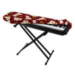 Happy Jack Russell Terrier Pattern Print Piano Keyboard Cover
