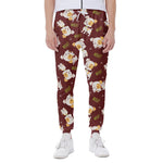 Happy Jack Russell Terrier Pattern Print Scuba Joggers