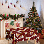 Happy Jack Russell Terrier Pattern Print Tablecloth