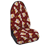 Happy Jack Russell Terrier Pattern Print Waterproof Car Seat Cover