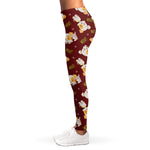 Happy Jack Russell Terrier Pattern Print Women's Leggings