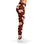 Happy Jack Russell Terrier Pattern Print Women's Leggings