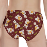 Happy Jack Russell Terrier Pattern Print Women's Panties