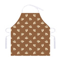 Happy Labrador Retriever Pattern Print Adjustable Apron