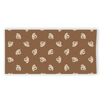 Happy Labrador Retriever Pattern Print Beach Towel