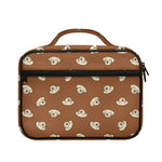 Happy Labrador Retriever Pattern Print Briefcase Bible Bag