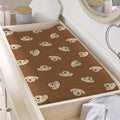 Happy Labrador Retriever Pattern Print Changing Pad Cover