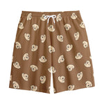 Happy Labrador Retriever Pattern Print Cotton Shorts