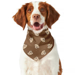 Happy Labrador Retriever Pattern Print Dog Bandana