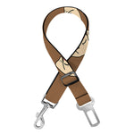 Happy Labrador Retriever Pattern Print Dog Seat Belt