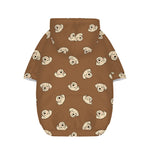 Happy Labrador Retriever Pattern Print Dog Zip Up Hoodie