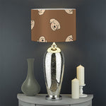 Happy Labrador Retriever Pattern Print Drum Lamp Shade