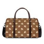 Happy Labrador Retriever Pattern Print Duffle Bag