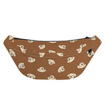 Happy Labrador Retriever Pattern Print Fanny Pack