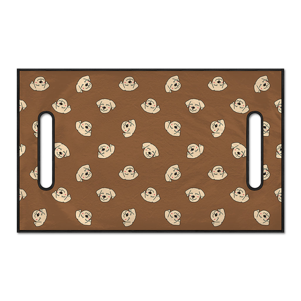 Happy Labrador Retriever Pattern Print Golf Cart Seat Cover