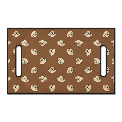 Happy Labrador Retriever Pattern Print Golf Cart Seat Cover