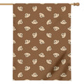 Happy Labrador Retriever Pattern Print House Flag