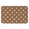 Happy Labrador Retriever Pattern Print Indoor Door Mat