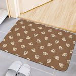 Happy Labrador Retriever Pattern Print Indoor Door Mat