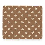 Happy Labrador Retriever Pattern Print Mouse Pad