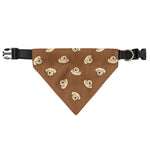Happy Labrador Retriever Pattern Print Over The Collar Dog Bandana