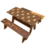 Happy Labrador Retriever Pattern Print Picnic Table Cover