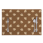 Happy Labrador Retriever Pattern Print Placemat