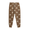 Happy Labrador Retriever Pattern Print Sweatpants