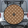 Happy Labrador Retriever Pattern Print Tire Cover With Camera Hole