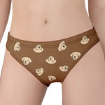 Happy Labrador Retriever Pattern Print Women's Panties