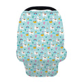 Happy Llama And Cactus Pattern Print Baby Seat Cover