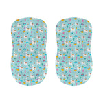 Happy Llama And Cactus Pattern Print Bar Stool Covers