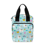 Happy Llama And Cactus Pattern Print Bible Tote Bag
