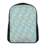 Happy Llama And Cactus Pattern Print Casual Backpack