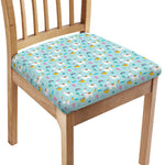 Happy Llama And Cactus Pattern Print Chair Cushion Cover