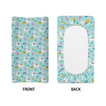 Happy Llama And Cactus Pattern Print Changing Pad Cover