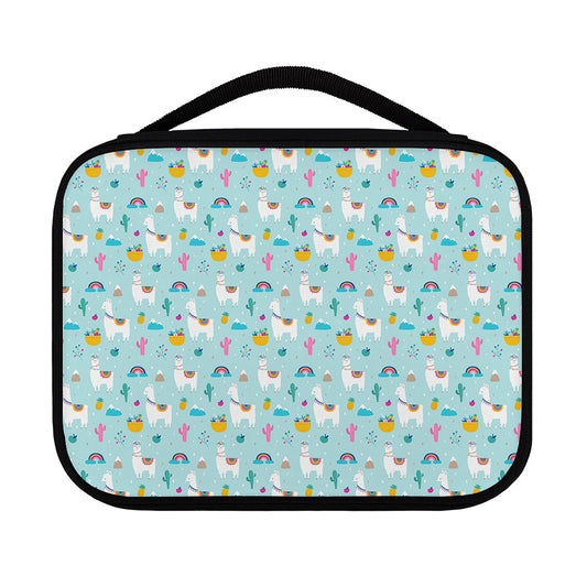 Happy Llama And Cactus Pattern Print Classic Bible Case