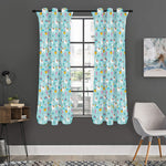 Happy Llama And Cactus Pattern Print Curtain